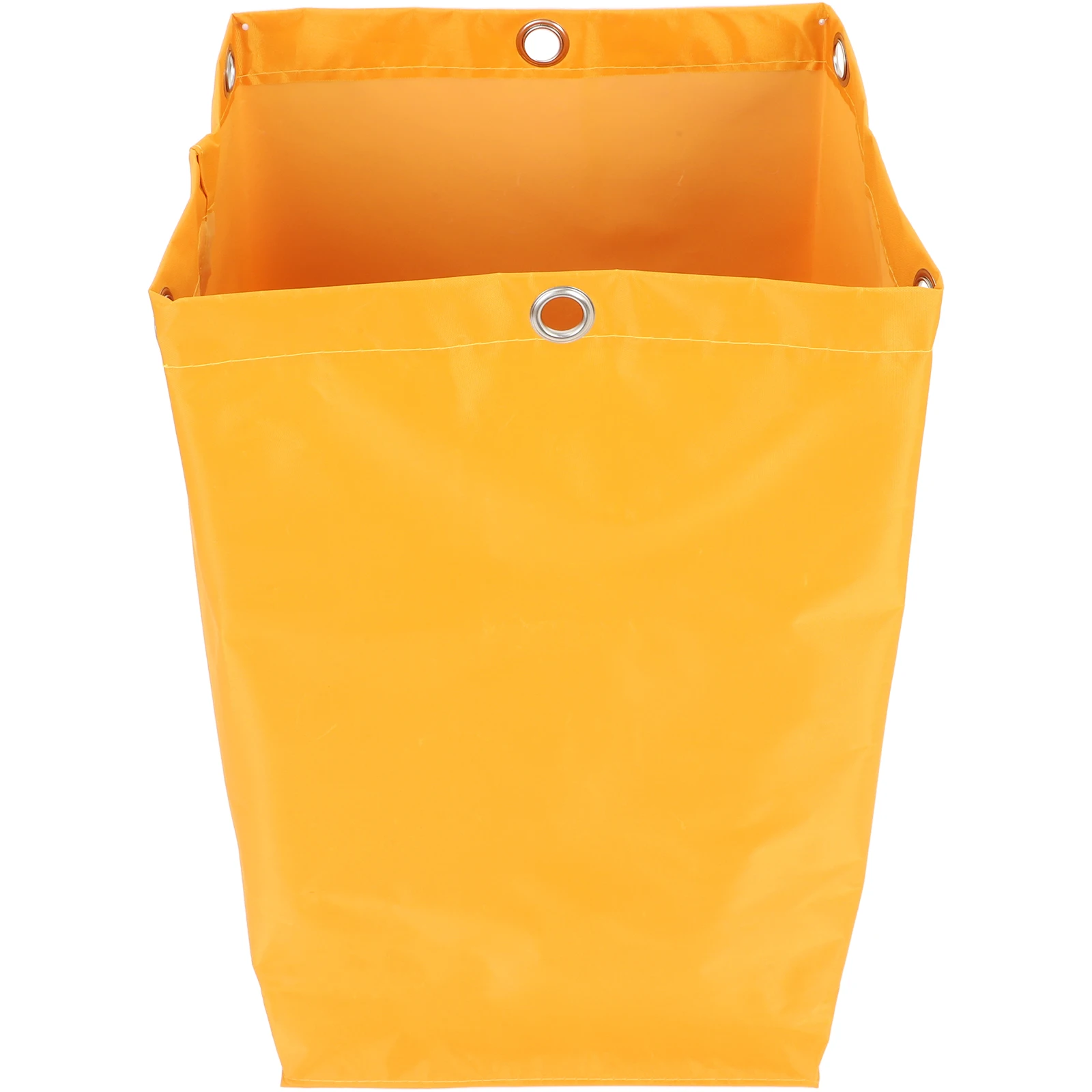 

Bag for Janitorial Splashproof Large Capacity Cleaning Cart Trash Collection Commercial Replacement Bag Yellow Cloth