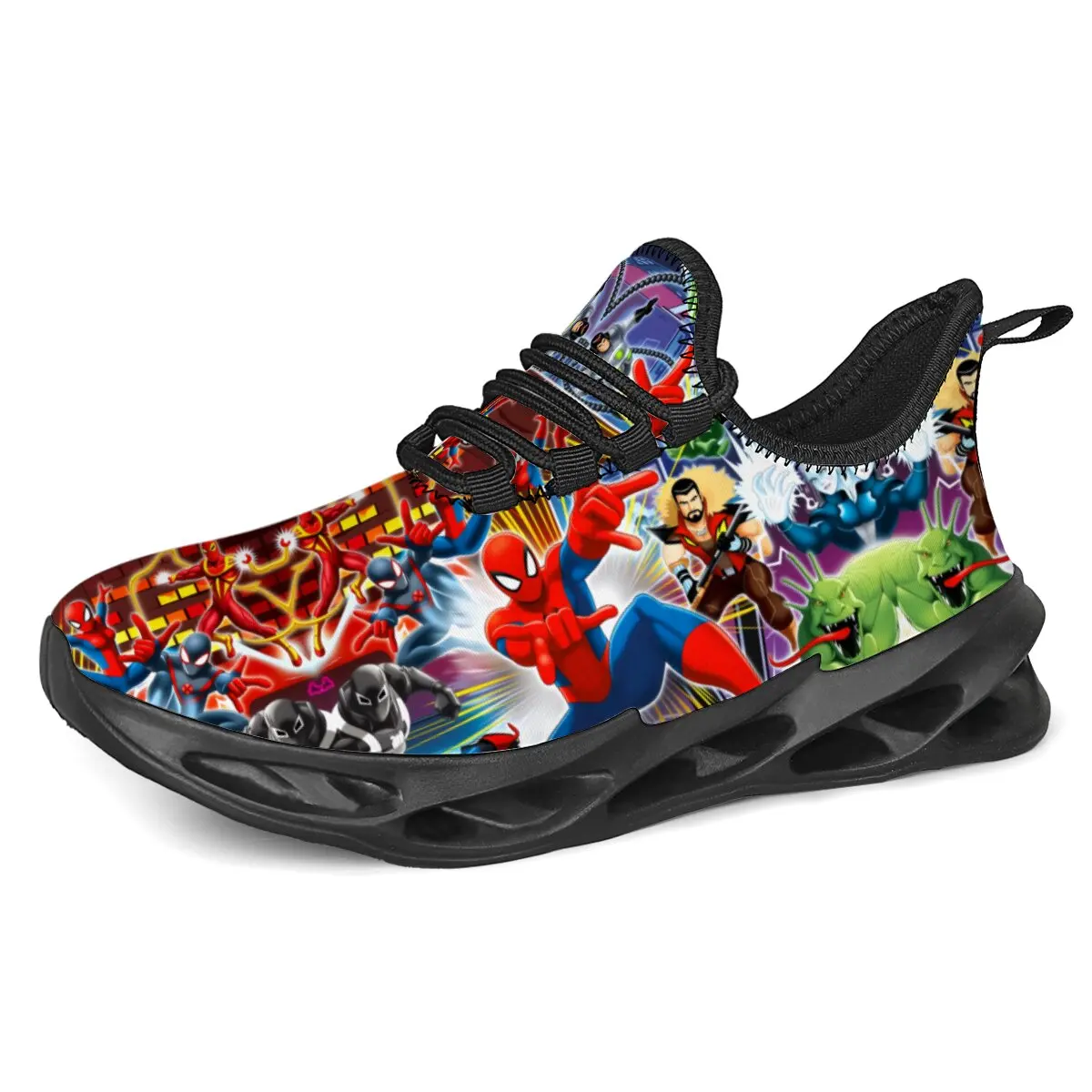 

Lightweight Flat Sports Shoes Oversized Parent-child Style Cartoon Pattern Halloween Disney Series Design Casual Shoes