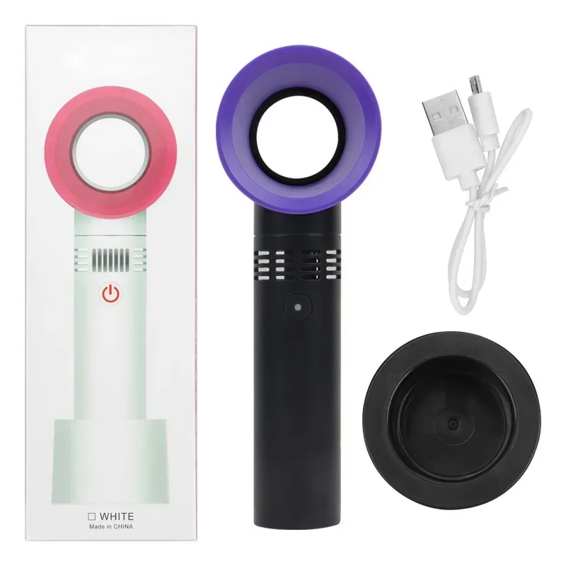 Secador de pestañas con carga USB, planta de pestañas postizas, ventilador sin aspas, consumo de electricidad, máquina meteorológica, herramientas de maquillaje de belleza de órgano