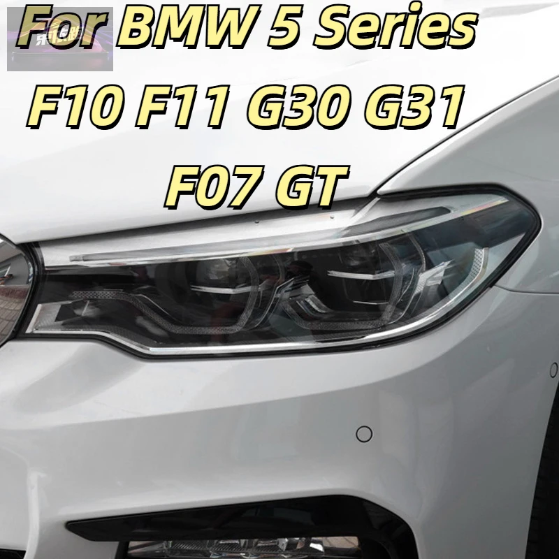 

Для BMW 5 серии F10 F11 G30 G31 F07 GT оттенок автомобильных фар черная защитная пленка защитная прозрачная наклейка из ТПУ аксессуары