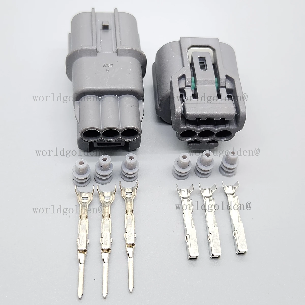 6189-0968 6181-0595 Grey Plastic Sealed Plug for fitting lamp sensor harness in automobile periodic maintenance