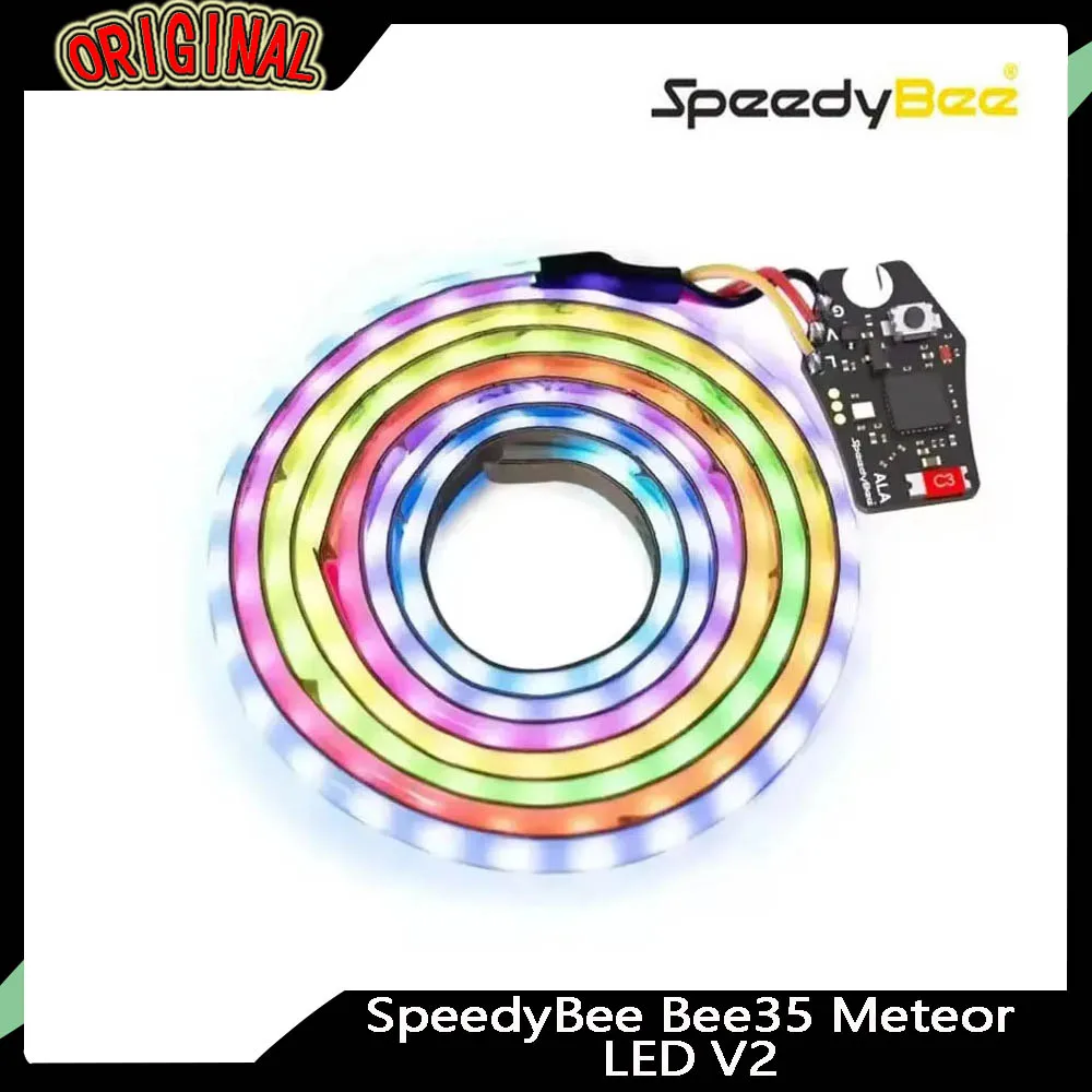 

SpeedyBee Wireless LED Meteor Light Strip - Wireless Tuning, BOOT Flight Controller Compatible, FPV Drone Accessory