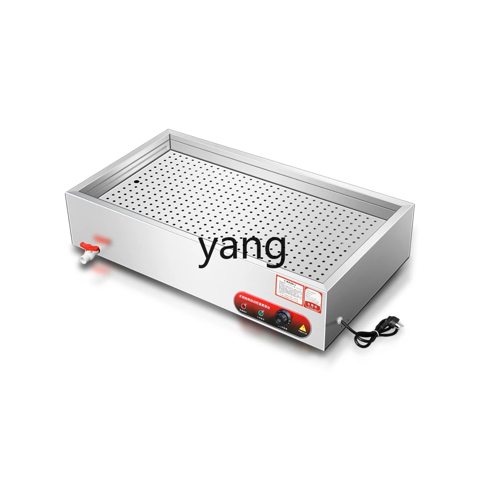 YJQ insulation table shallow glass cover commercial heating desktop self-service food canteen restaurant