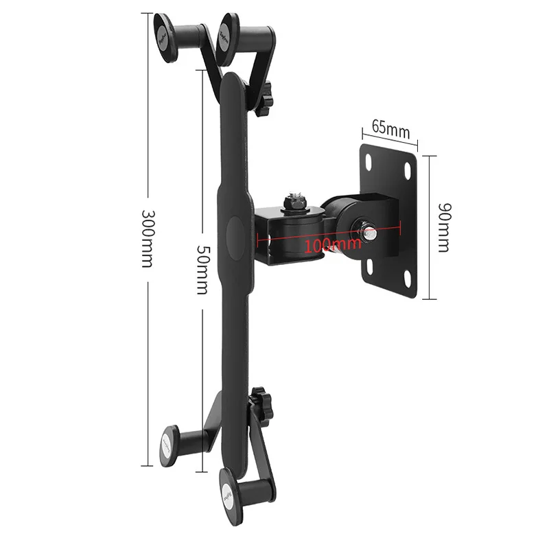360 ° Flexible Long Lazy Arm Stand Holder Tablet for 7 to 13inch iPad Wall Mounted Universal Bracket Home Office Anti-theft Wall