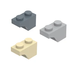 MOC 10PCS 3659 Special Small 7-Character 2-Hole Building Blocks Kit House Castle Half Arch Bricks Particle Toys Children Gifts