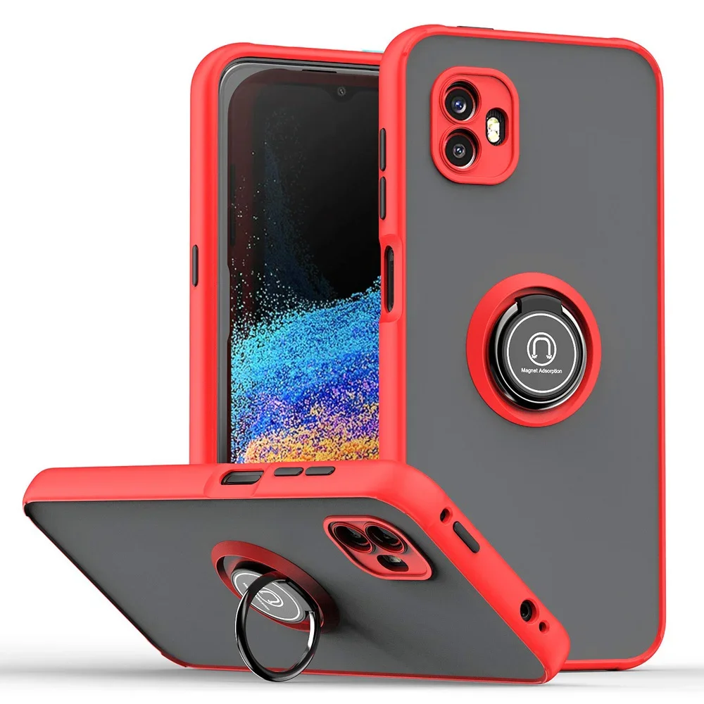 Rüstung matt Fall für Samsung Galaxy Xcover 7 Xocver 6 Pro Cover Ring Magnet halter Stand stoßfest Coque Fundas – Detail 11