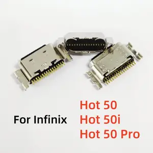 Bilashmart 5 50 Infinix Hot 50 i Pro USB Charging Pin Port Dock Plug Charger Connector Socket Repair Parts X6882 X6531 X6881