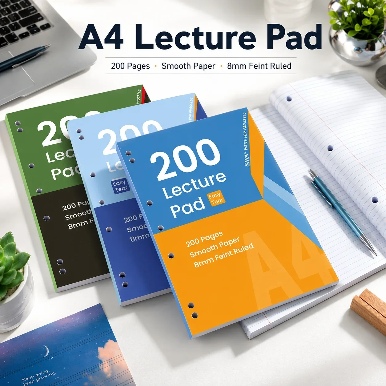 bloco-de-notas-a4-com-folhas-destacaveis-caderno-de-200-paginas-com-colunas-divididas-bloco-pre-perfurado-para-estudo-pratica-e-rascunho-para-estudantes