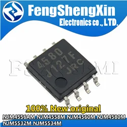 10pcs NJM4556AM 4556A NJM4558M 4558 NJM4560M 4560 NJM4580M 4580 NJM5532M 5532 NJM5534M 5534 SOP-8 DUAL OPERATIONAL AMPLIFIER IC