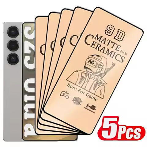 5PCS Matte Ceramic Film For Samsung S25 Ultra S24 S23 Plus S22 S21 S24 FE Screen Protector For Samsung A55 A54 A34 A16 A52S Film