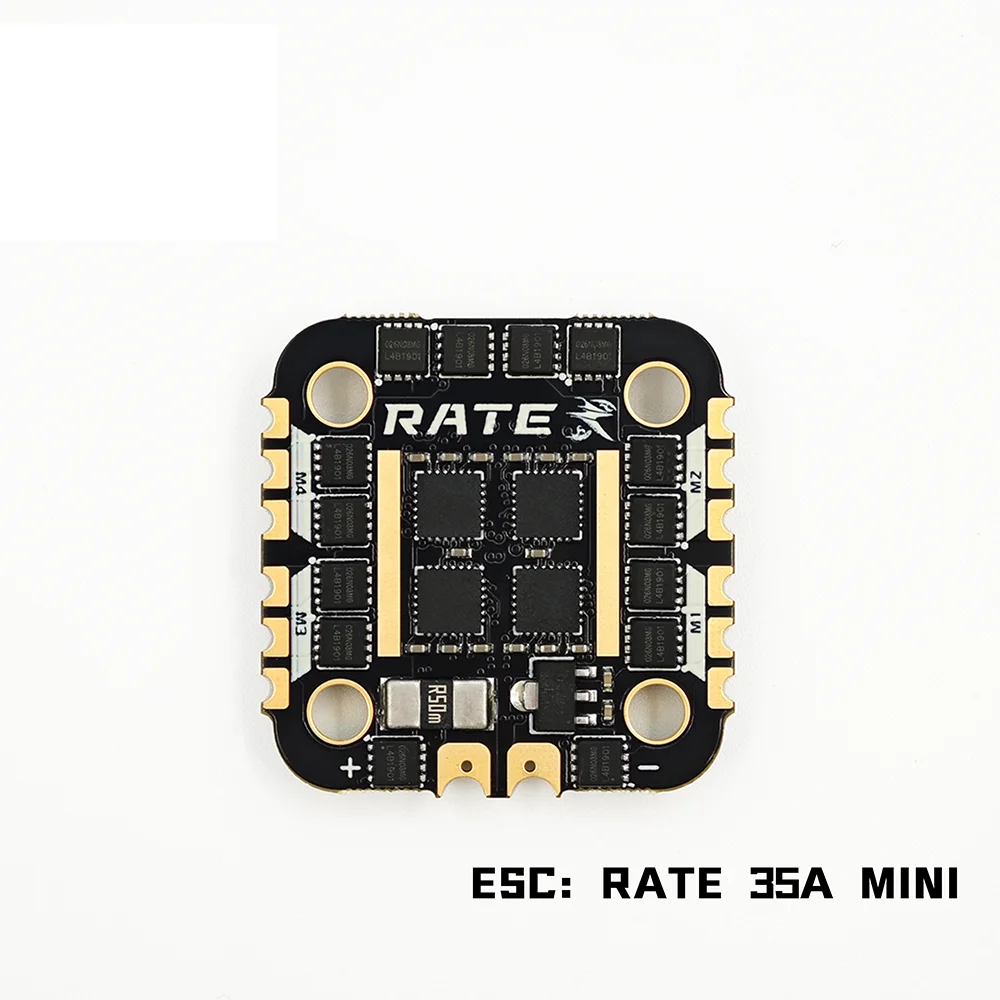 RATE F405 Flight Controller & AM32 35A ESC FPV Stack Combo ICM-42688-P DShot1200 20x20mm 12V 2A BEC For FPV Drones