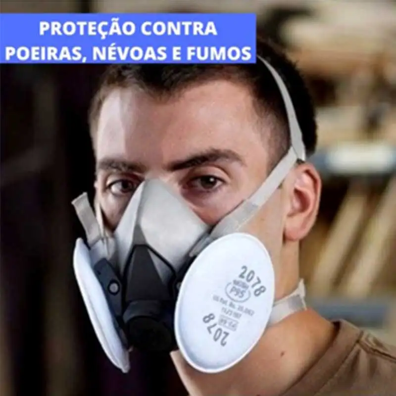 Imagem -04 - Filtro Respirador P95 2078 Ajuda a Proteger contra Óleo e Não Baseado em Óleo Sulfatos Nível de Incômodo Vapor Orgânico Alívio de Gás Ácido