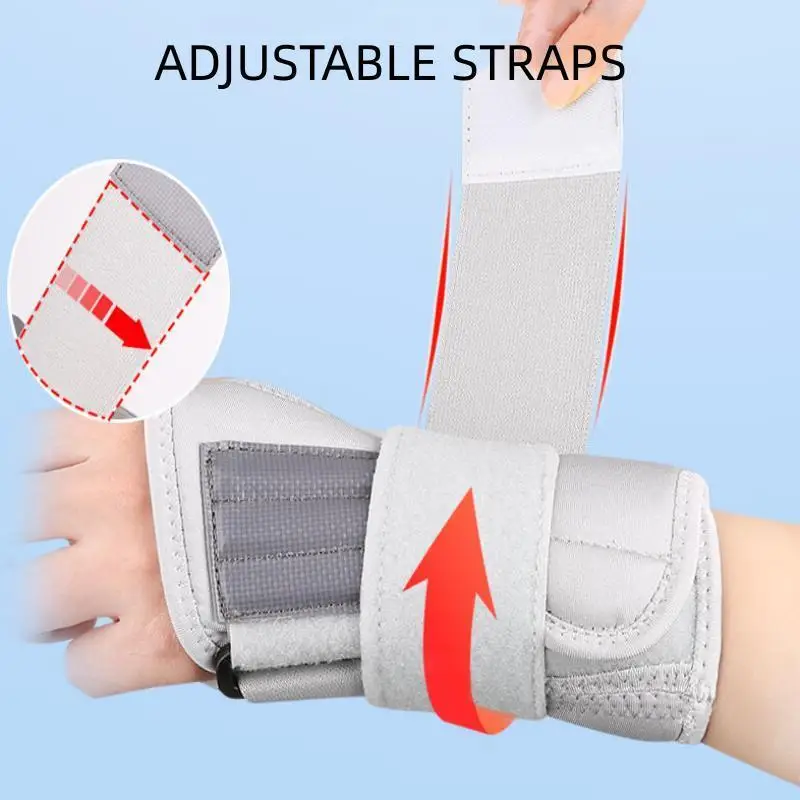 Self-Heating Magnetic Wrist Support Brace Adjustable Protector Carpal Tunnel Wrist Splint for Pain Relief Tendonitis Arthritis
