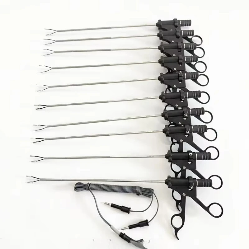 Reusable  Surgery Coagulation Bipolar Coagulation Dissecting Atrumatic Maryland Forceps with Cable