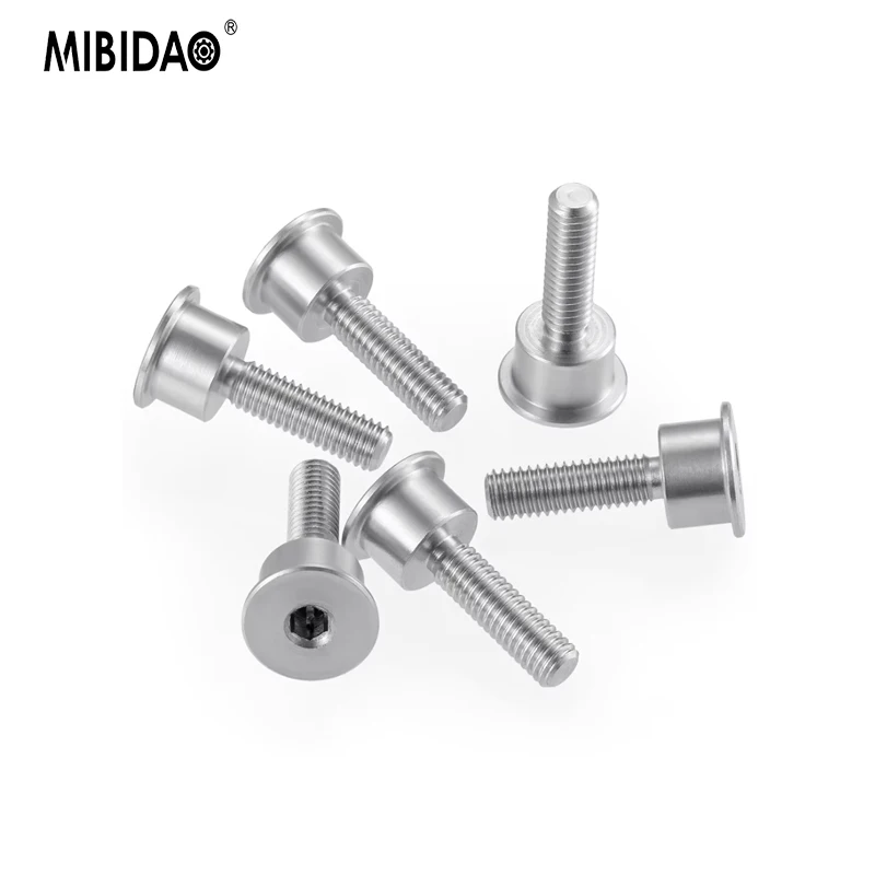 MIBIDAO 6pcs Front Brake Disc Mounting Screw for 1/4 Promoto-MX Motorcycle Upgrade Parts Accessories