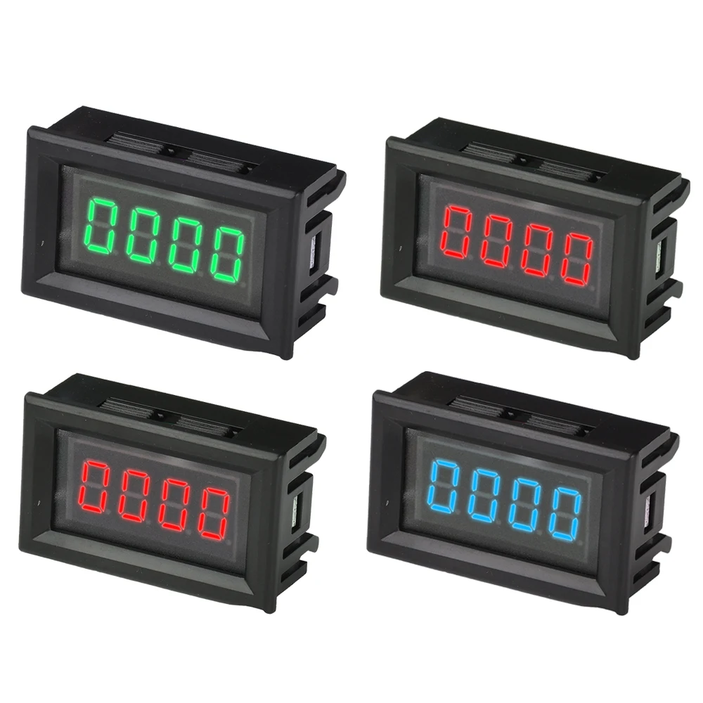 Digital High-Voltage Meter 0-100V 100-3800V Voltage Tester 0.56 Inch LED Display Panel with Connect Wires 32-bit chip