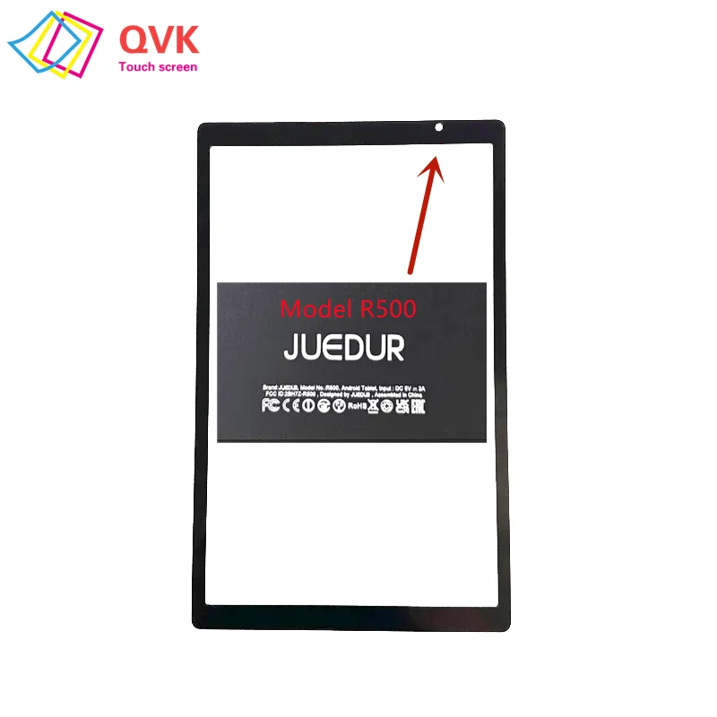 

10,1-дюймовый черный для планшетного ПК JUEDUR R500, емкостный сенсорный экран, дигитайзер, внешняя стеклянная панель
