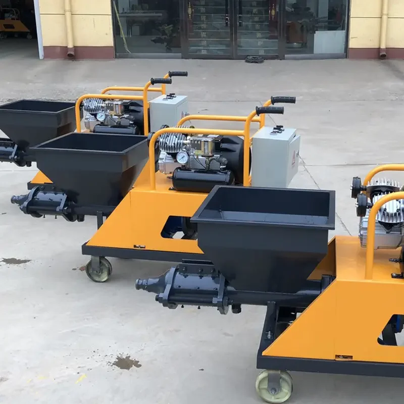 220V 15M3/H Wall Plastering Machine Automatic Mortar Spray Machine Paint Spraying Machine