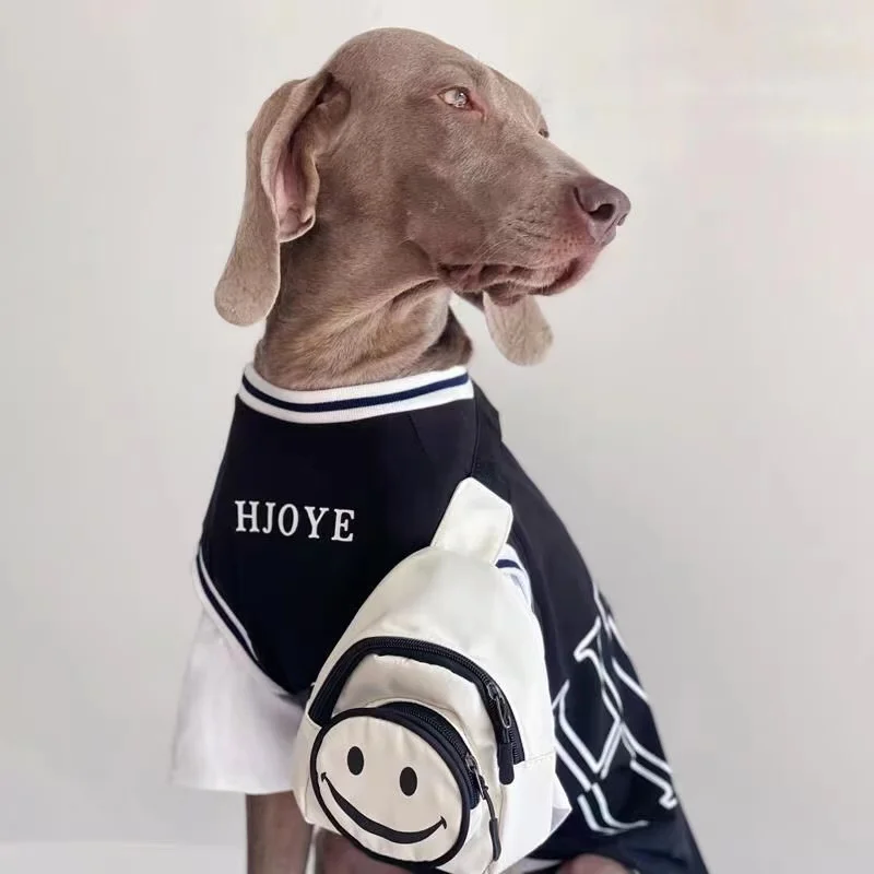 Fashion Spring Summer Pet Dog Clothes Cotton Breathable Vest Medium Large Dogs Sport Shirts Pets fake two pieces T-shirt Costume