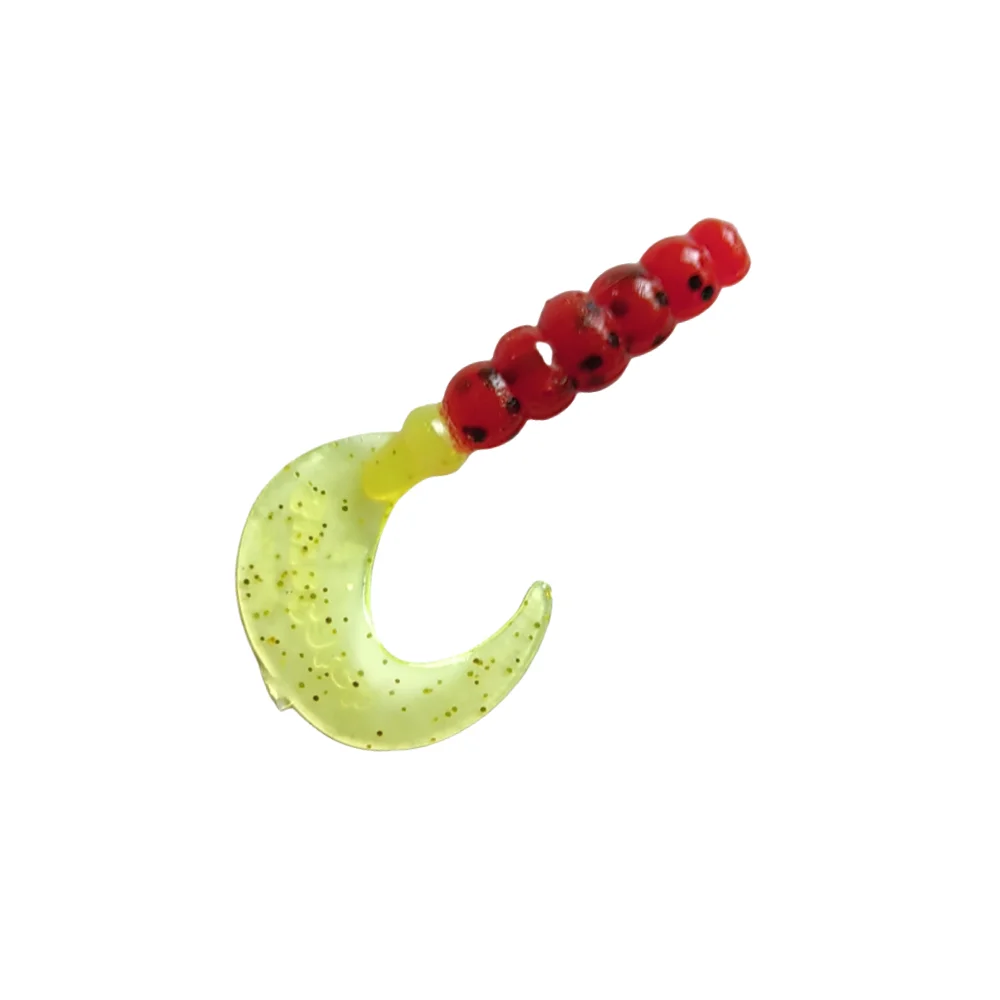MUKUN 12pcs/lot Soft Fishing Lure Wobblers Silicone Artificial Bait Grub Worm Lures for Bass Trout Carp Fishing Lures 4cm 0.75g