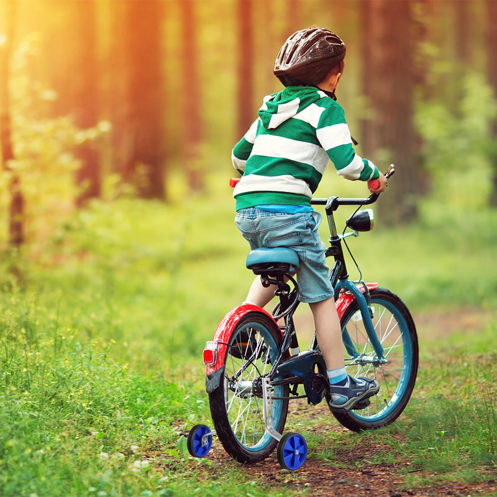 

1 set 1 Set Bike Training Wheels Small Auxiliary Wheels For Children Balance Bikes Stabilizer Wheel Set Cycling