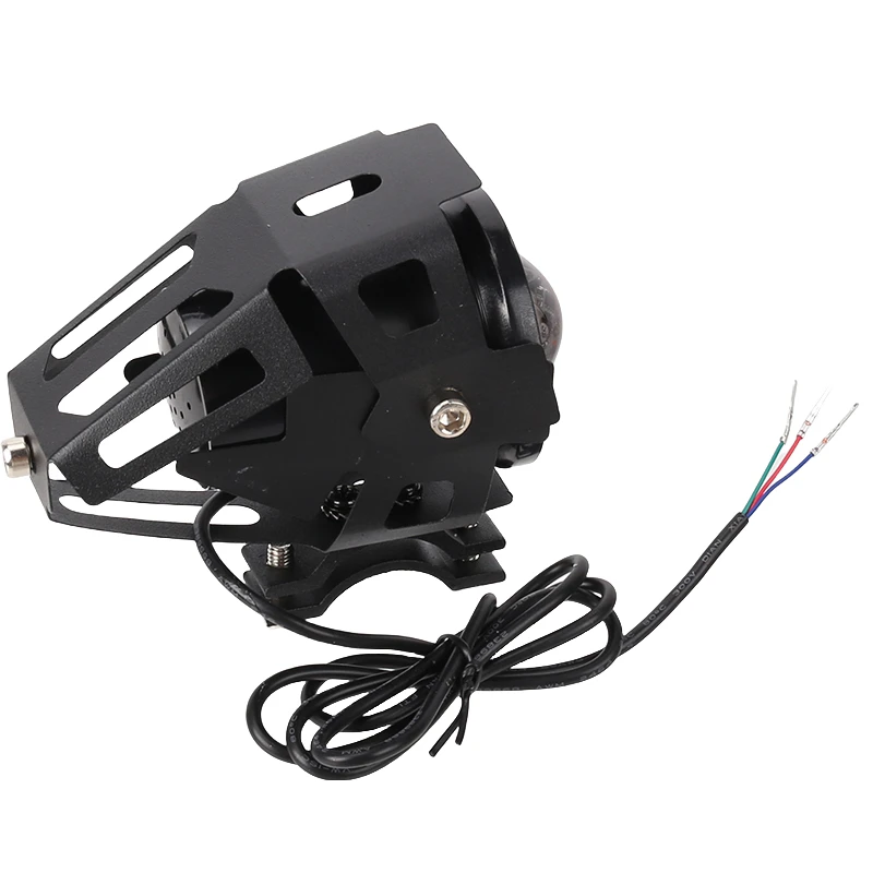 Motorcycle Headlight Fog Lights Super Bright Abgle Eyes Additional Spotlights Universal Moto Auxiliary U7 Mini LED Driving Lamp