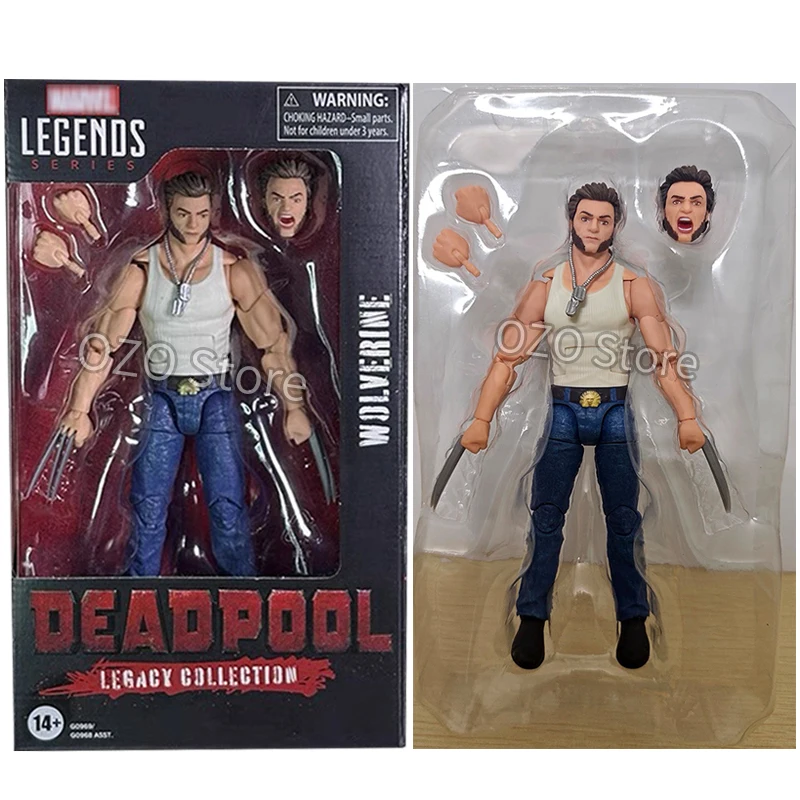 

Wolverine Deadpool X-Men Legend Series Action Figure 6-Inch Logan Figures Joint Mobility Model Collection Customized Toys Gift