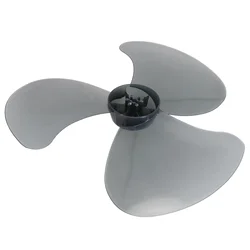 35cm Plastic Fan Blade Three Leaves Electric Fan Accessories With Nut Cover For Standing Pedestal Floor Wall / Table Fanner