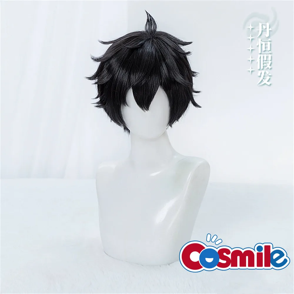 Cosmile Game Honkai : Star Rail Dan Heng Cosplay Hair Wig Human Use Hari Game Women Short Black Hair Props Lovely Gift C