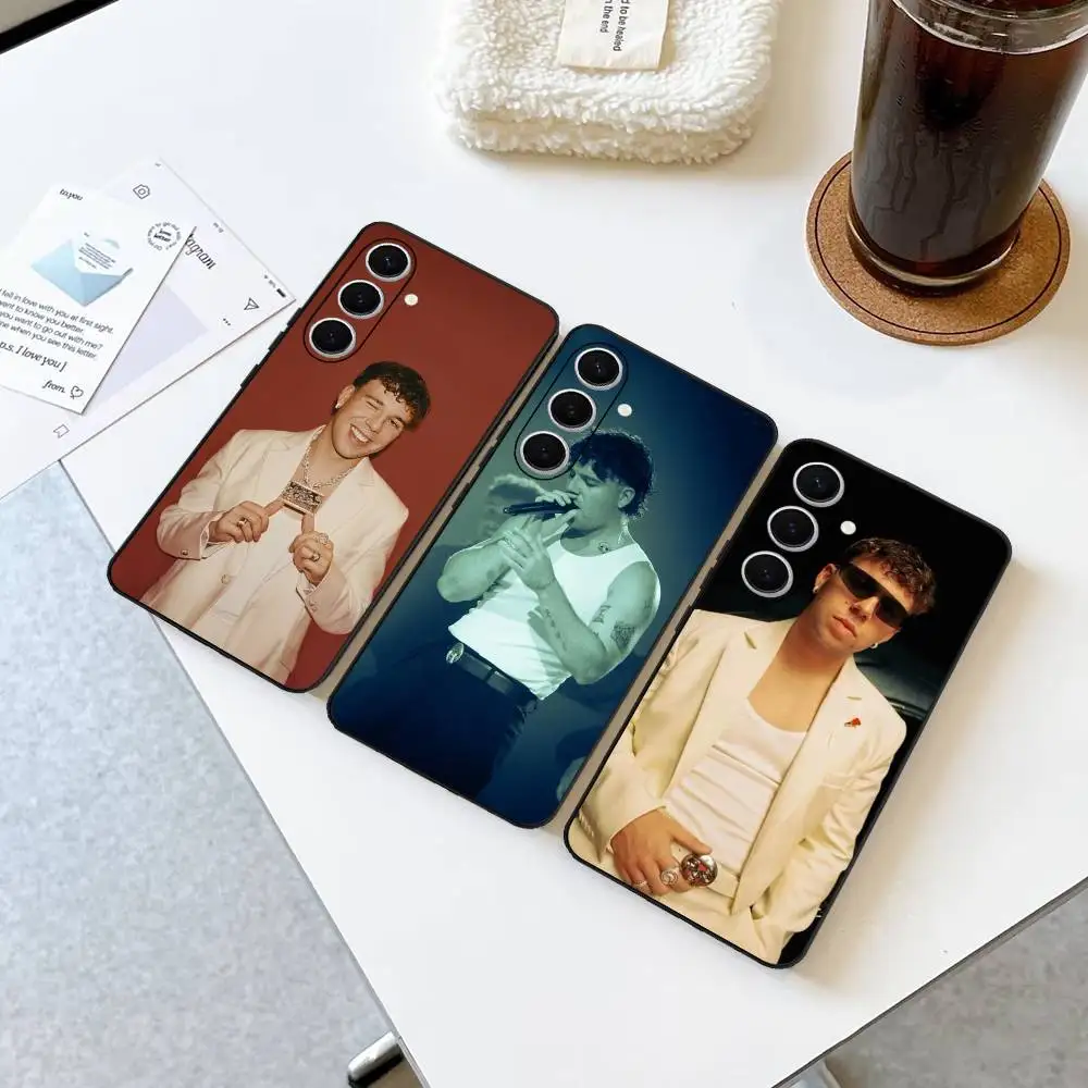 

1PC Popular Singer Q-Quevedo Phone Case For Samsung S 24 Fe 25 Ultra Plus 20 Lite 21 30 22 23 24 22 Ultra 5G Fundas
