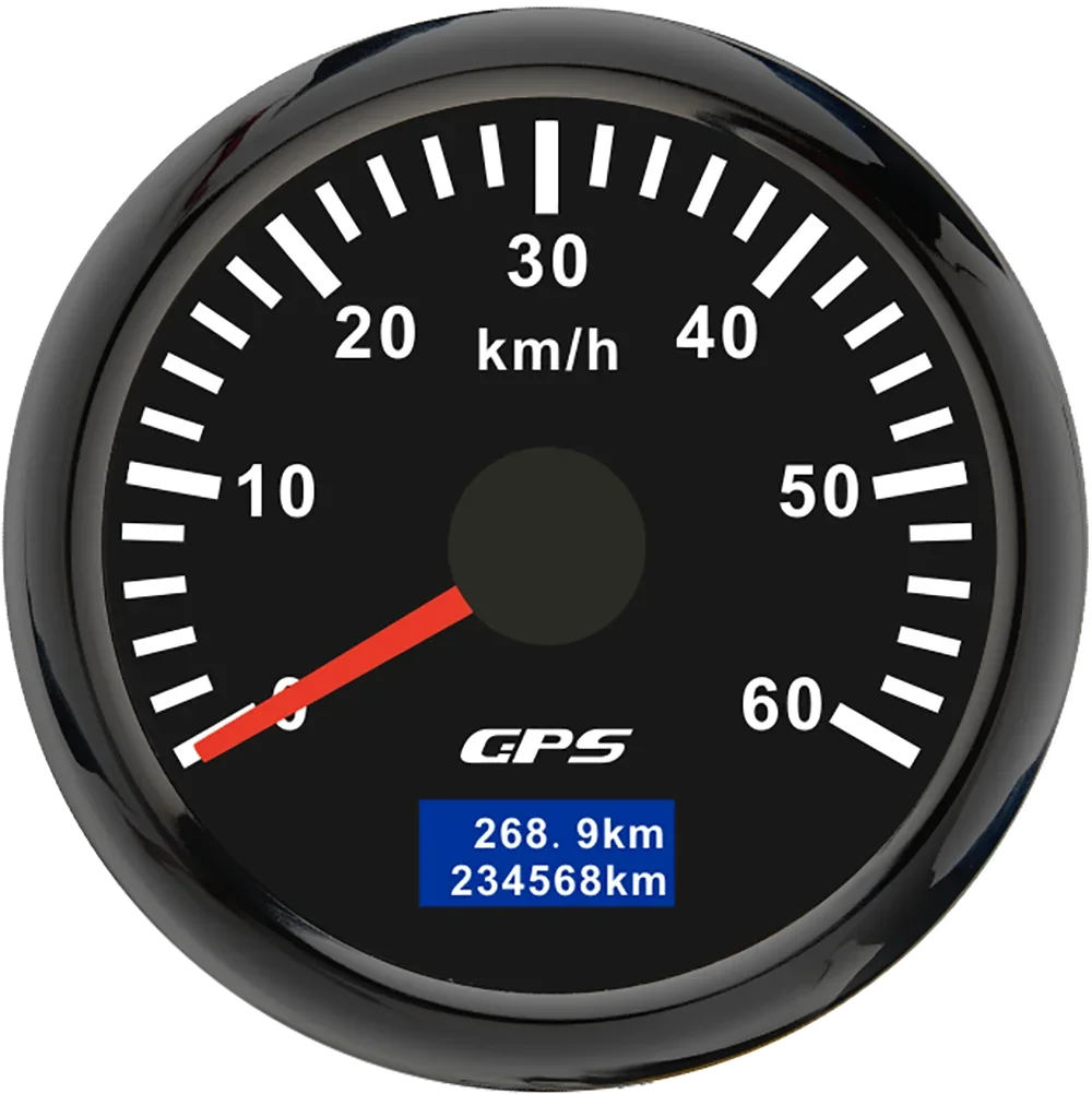 30/60/80/120/200 Km/h GPS Snelheidsmeter 52 MM Auto Vrachtwagen Snelheidsmeter meter Met GPS Antenne Met 7 Kleur Backlight 9-32 V
