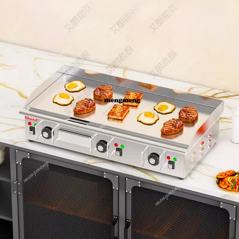 Electric Grill Commercial Electric Heating Hand Grab Cake Machine Teppanyaki Equipment Dogong Grill Cold Noodle Frying Pan