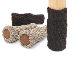 4PCS Gestrickte Stuhl Bein Socken Möbel Tisch Füße Bein Boden Protektoren Abdeckungen Boden Schutz Pads für Umfang 10-25cm