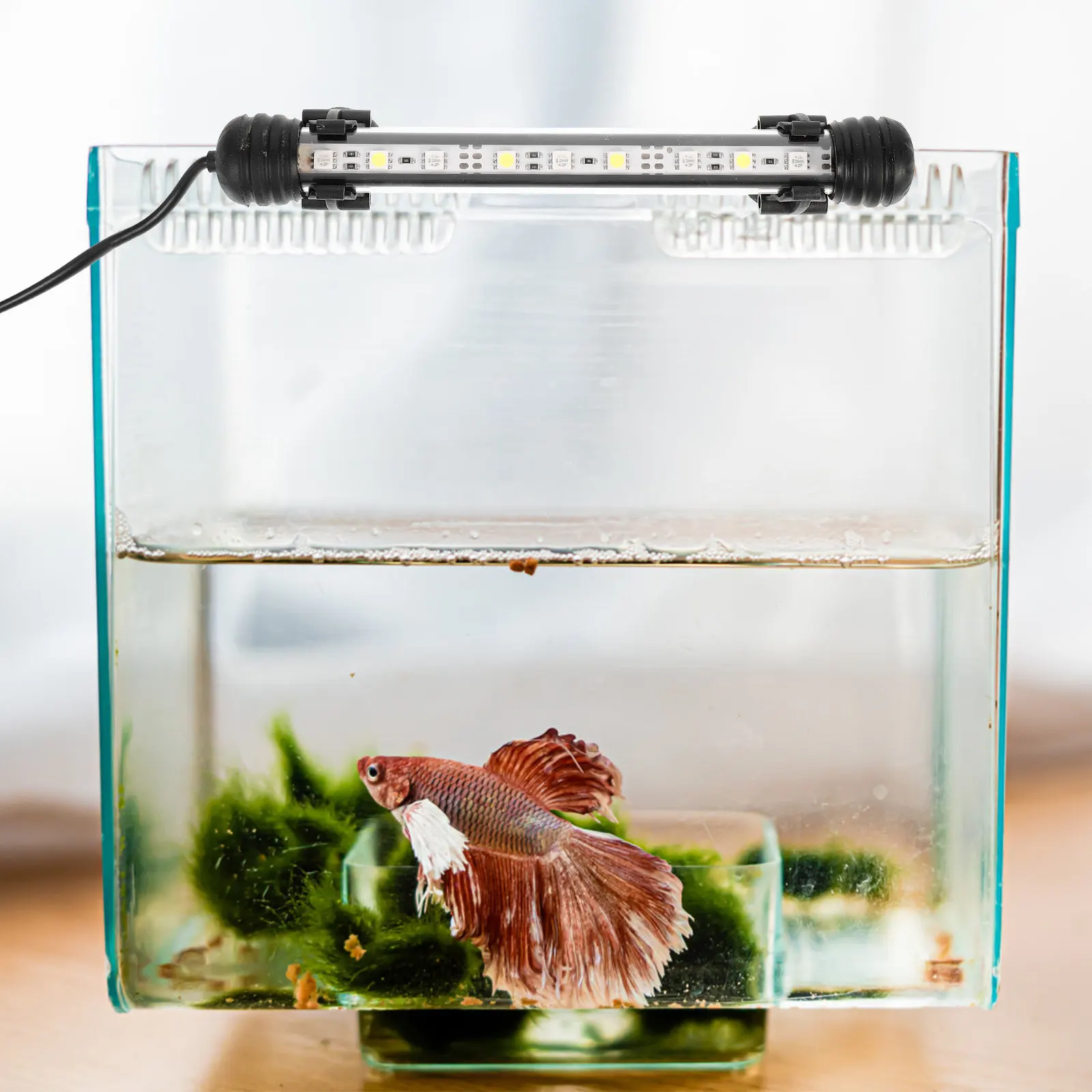 

Светодиодный светильник для аквариума с вилкой EU, белый, энергосберегающий, для роста растений