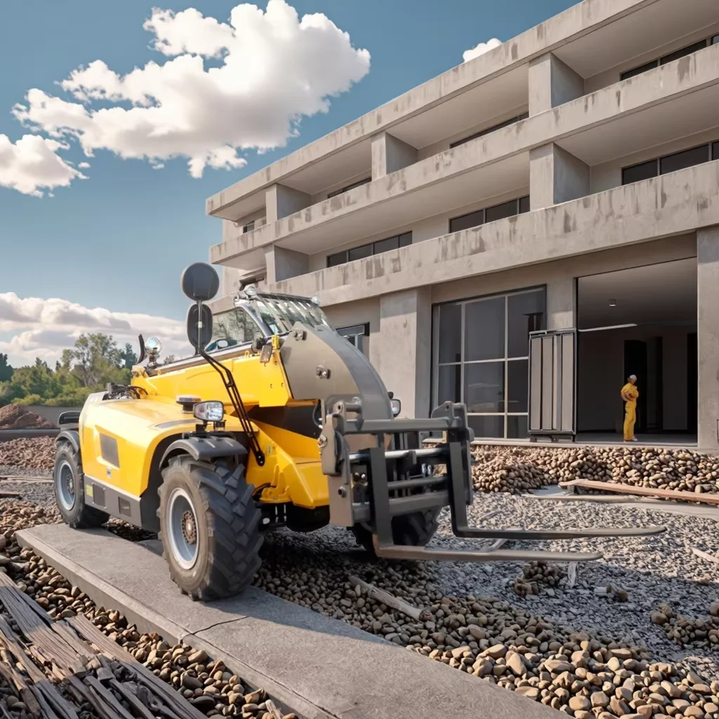 T3507 4WD Telehandler With 3.5 Tons Capacity CE Standard Factory Price Telescopic Handler For Construction And Engineering
