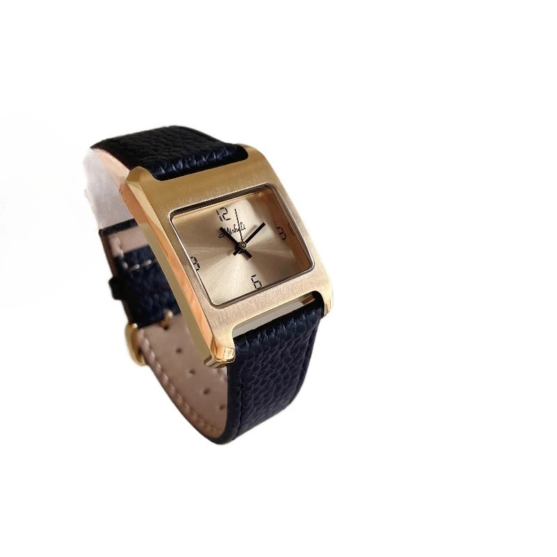 Waterproof 2025 quartz watch birthday gift leather classic trend women's watch elegant and simple