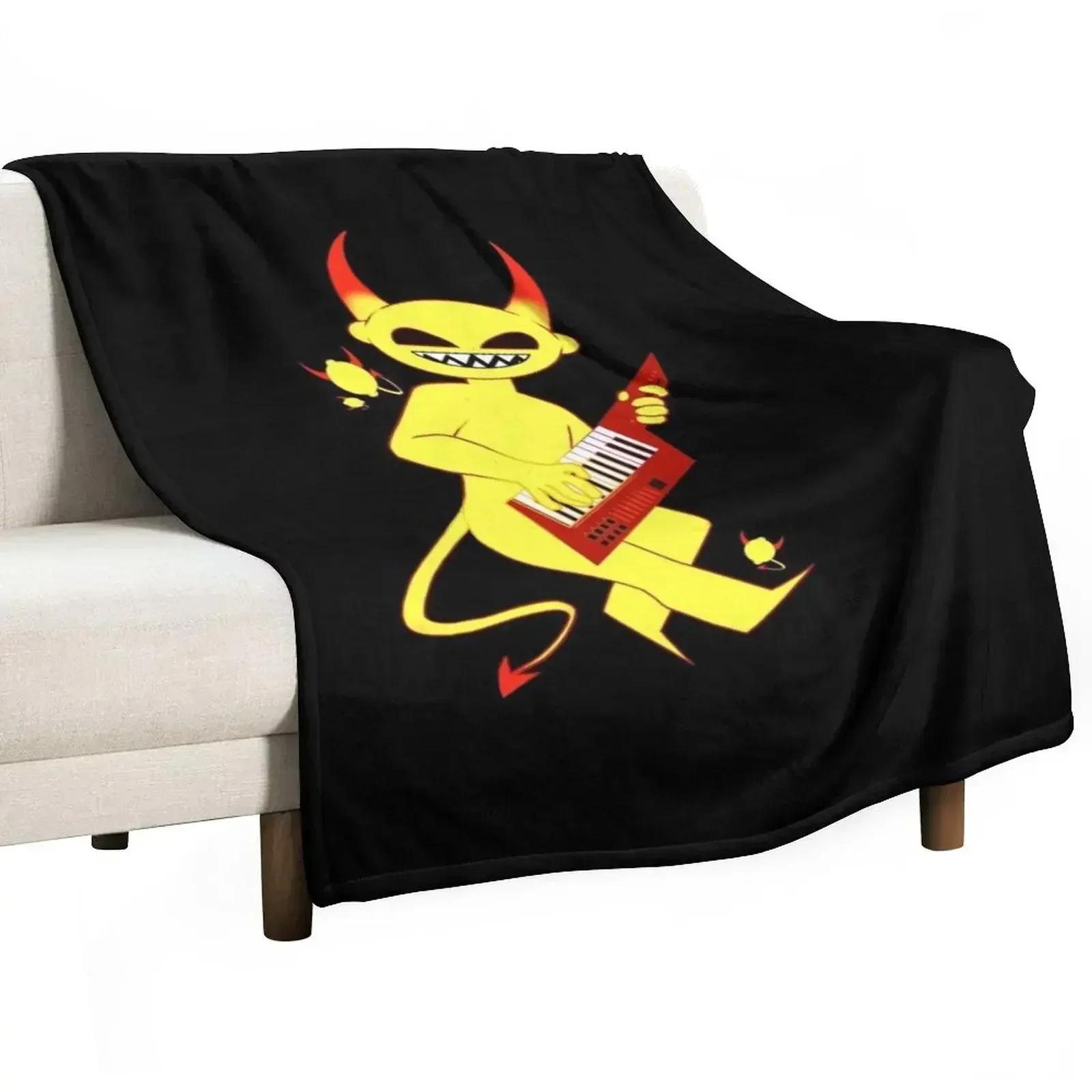 

Lemon Demon Throw Blanket Soft Cozy Blanket for Pet Kids Adults