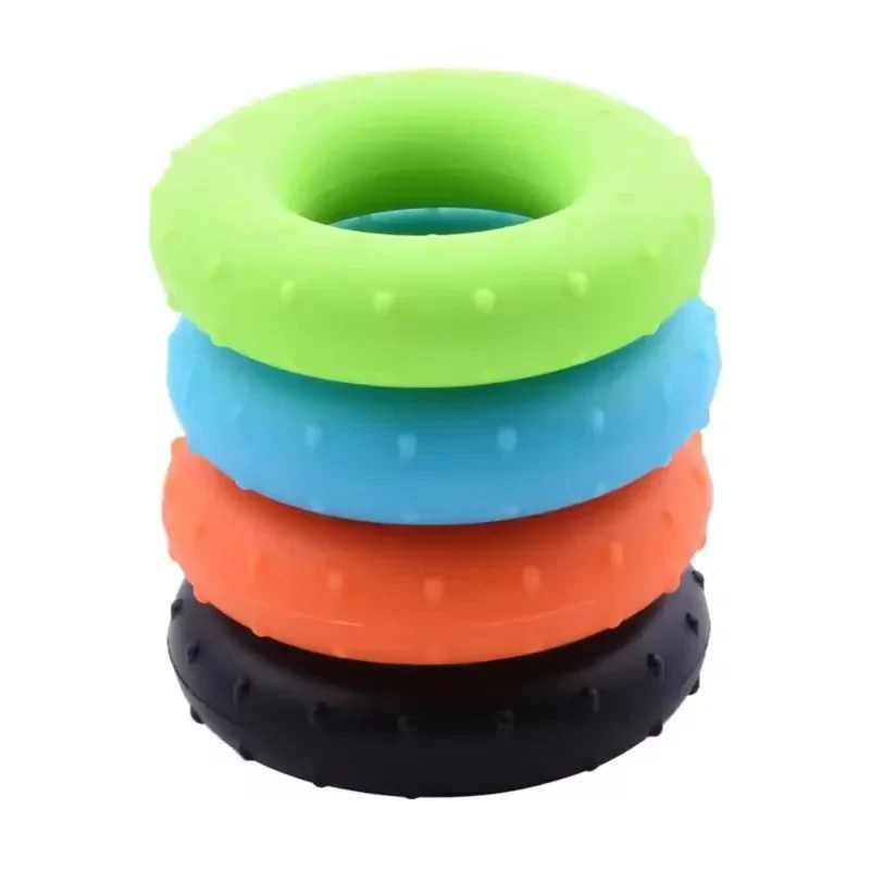 1/2/3Pcs Silicone Grip Ring Gripper Trainning & Exercise Portable Finger Trainer Grip Massage Ball Relieve Stress Train Fingers