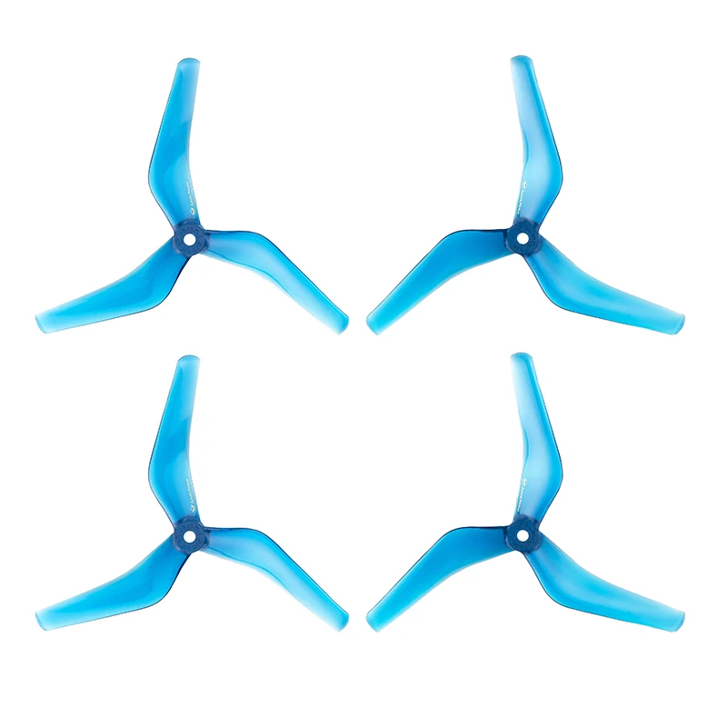 2Pairs 4PCS AZURE POWER BSP 6145 6.1X4.5X3 3-Blade PC Propeller BIG SMOOTH PROPS for FPV Freestyle 6inch Long Range LR6 Drones