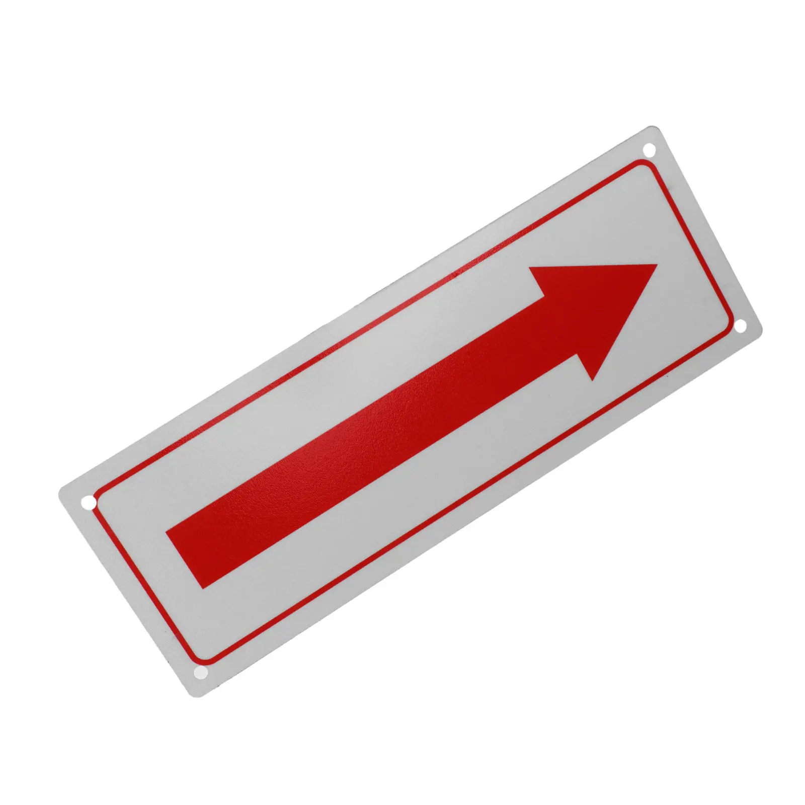 Arrow Sign Aluminum Alloy Indoor Outdoor Use Universal Directional Sign Easy Install for School Office Roads Arrow Signs Outdoor