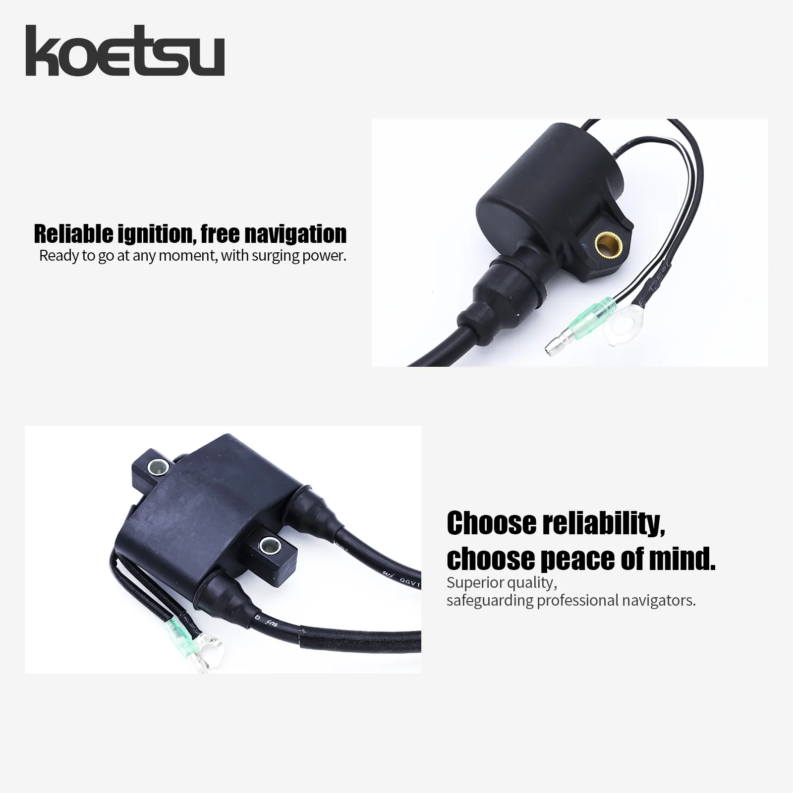 Zündspule für Tohatsu Mercury Außenbordmotor-/Marinemotor-Teile-Sets, Zweitakt, 3,5, 4, 5, 8, 9,8, 18, 25, 30, 40, 115 PS – Detail 5