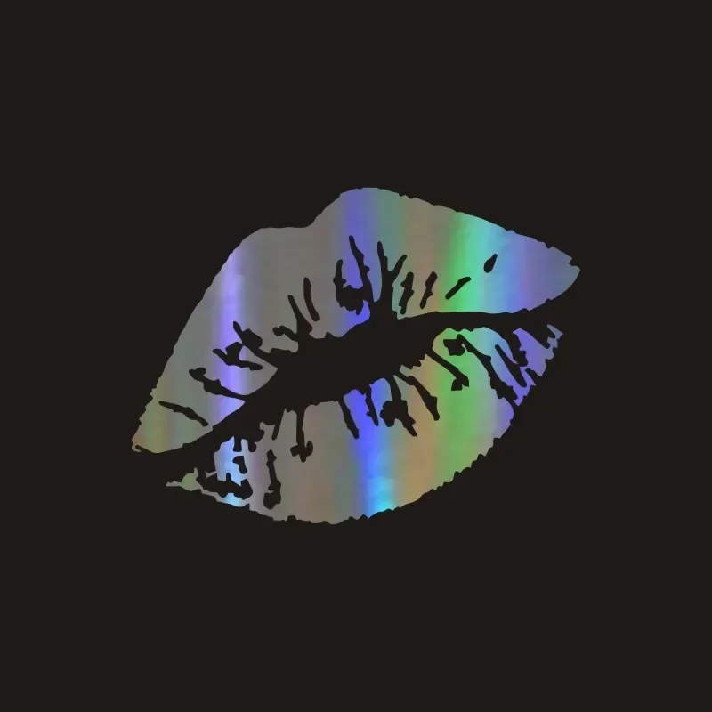 Car Stickers Kiss Lips Car Motorcycles Decoration Reflective Waterproof BUY 2 SAVE HALF Car styling Custom Sticker10cm*7.5cm