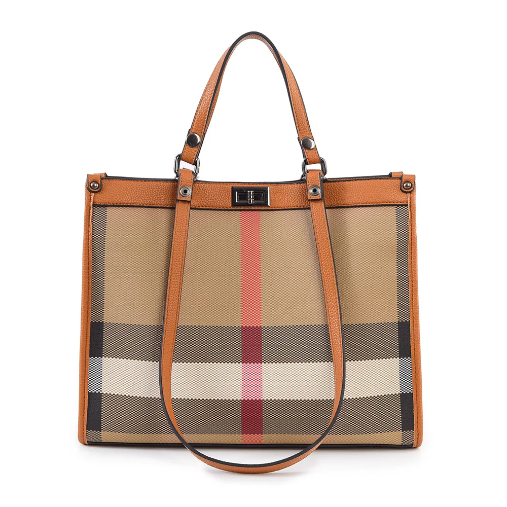 

Fashionable Women's Tote Bag, Large-Capacity Casual Bag, Trendy Leather Shoulder Bag, High-End Handbag, Commuter Shopping Bag