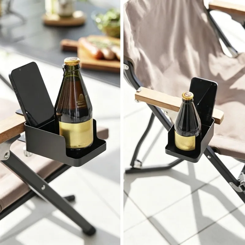 Picture 3: Mid Air Desktop Cup Holder Adjustable Movable Multifunctional Cup Holders Clip on Save Space Phone Holders Storage Shelves
