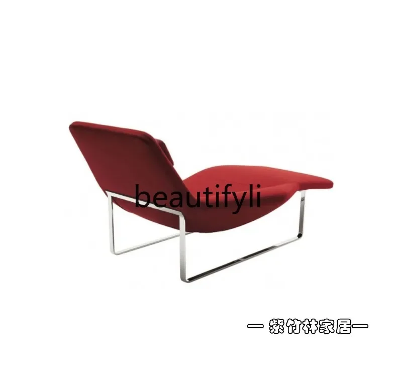 

1184Italian Chaise Longue Nordic Balcony Designer Style Chaise Sofa