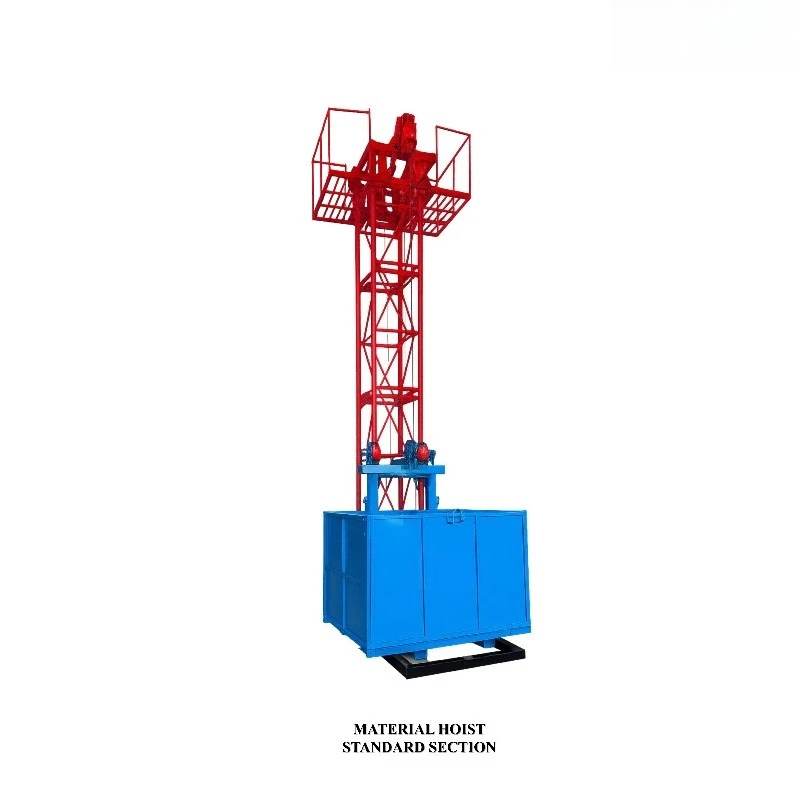 HTH Construction Tower Hoist Elevator 1000-1500kg Capacity 100m Lifting Height 15m/min Speed High Efficiency Electric