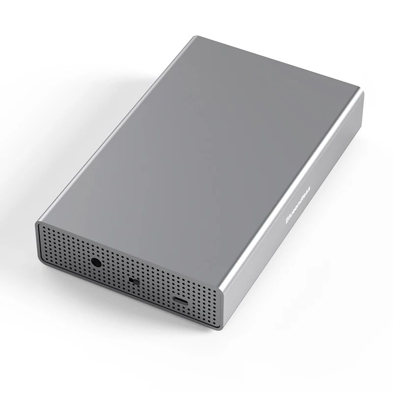 حافظة محرك الأقراص الصلبة Blueendless مقاس 3.5 بوصة SATA إلى USB3.1Type-C محول محرك الأقراص الصلبة الخارجي لقرص SSD حافظة HDD من الألومنيوم لسطح المكتب