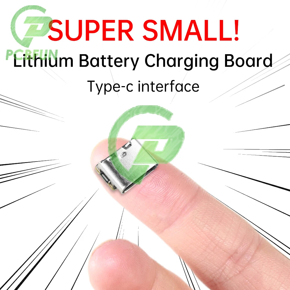 1/5/10/20PCS Mini Li-Ion Battery Charging Protection Board  3.7V 4.2V 18650 Keyboard Charging Power Board Protection Type C image 2