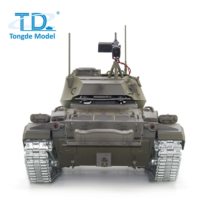 

1/16 Tongde M24 Chaffee RC Tank Infrared Combating System Light Upgraded Wheels Radio Control Panzer Vehicle Toy Model Gifts