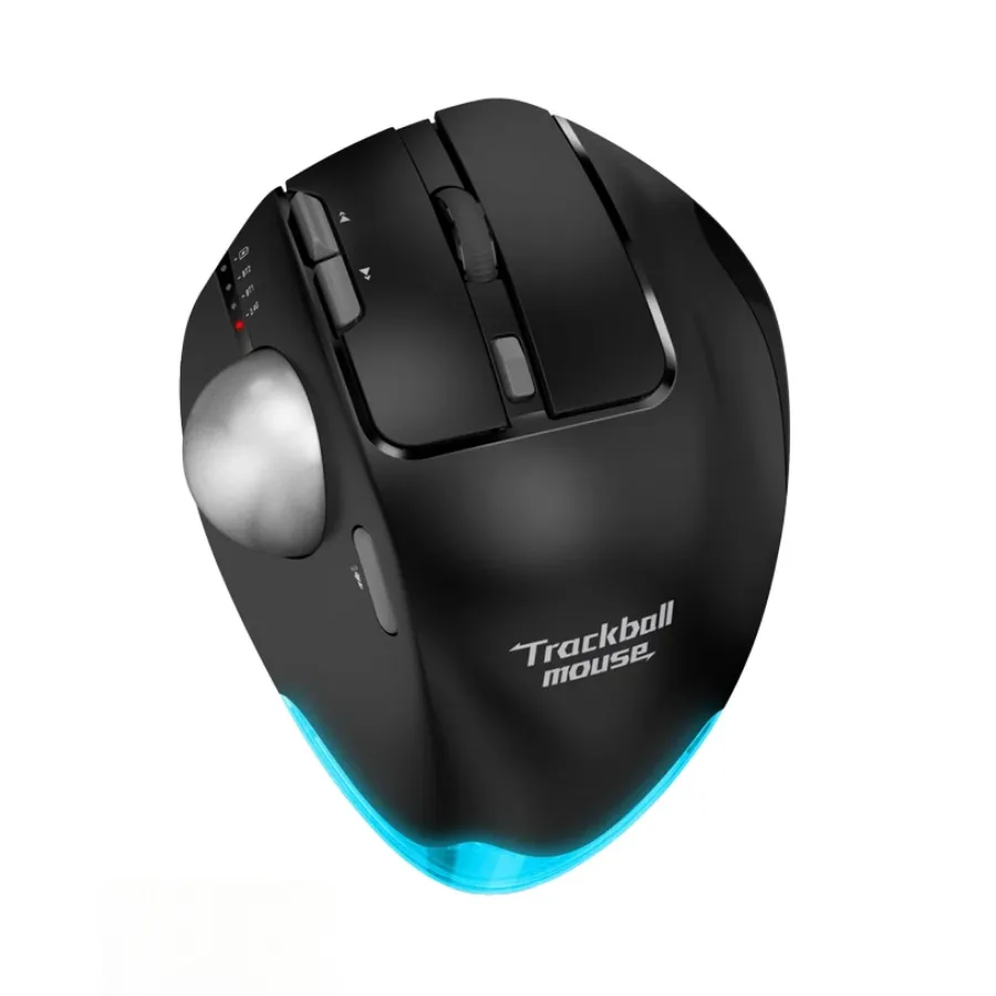 

ZELOTES Trackball Mouse Tri-mode Wireless 2D/3D Professional Designer Bluetooth Cross-screen CAD Drawing PS Ergonomic